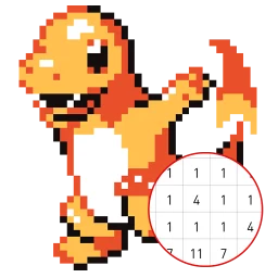 Symbol von Pokepix Color By Number